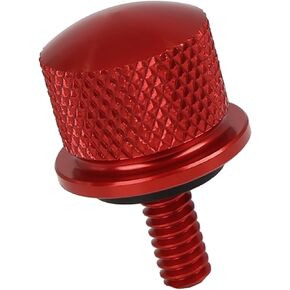 1/4 Inch-20 Thread Motorcycle Red Aluminum Alloy Rear Seat Bolt Mount Screw for Harley Davidson Sportster 1996-2017 Replace Parts