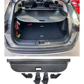 Retractable Cargo Cover Compatible with Chevrolet Chevy Trax 2025 2024 2023 2nd Gen Shield Security Shade Privacy Screen Tonneau Luggage Cargo Trunk Organizers (Carbon Fiber Texture)