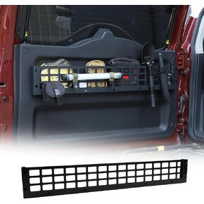 Suitable for Toyot@ FJ Cruiser 2007-2021 Car Trunk Holder, Back Door Panel Hanging Organizer Holder Increase Extra Storage Space, Black