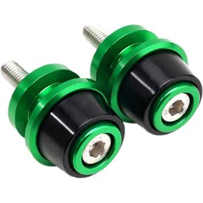 8MM Swingarm Spools Sliders for KAWASAKI Ninja 400 Z400 2018-2024 Ninja 650 2017-2024 ZX-6R/ZX636 2014-2024 Ninja 1000SX 2020-2024 Ninja 500 ZX4RR,CNC Motorcycle Swingarm Spool Slider Stand Screws