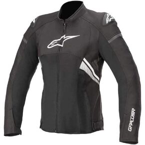 Alpinestars Stella T-GP Plus R V3 Air Women's Street Motorcycle Jackets - Black/White/Teal / 2X-Large