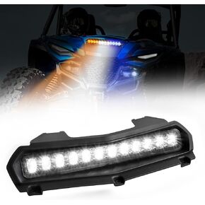KEWISAUTO LED Strobe Hood Scoop Light for Yamaha RMAX 1000, Hood Accent Panel Light Spotlight for Yamaha Wolverine RMAX 1000 2021-2024 Accessories