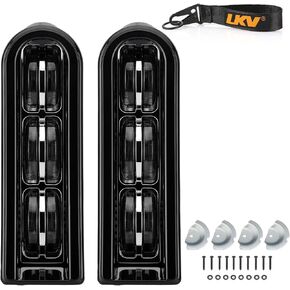 LKV Motorcycle Rear Saddlebag LED Light Inserts Support Tail Lights Filler Panel Lights for Harley Touring FLHTCU FLHTK FLTRU Road King Electra Glide 2014-2022