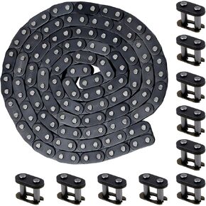 T8F Drive Chain 136 Links ، Master Link Sturdy Allo Swik Connector ، سلسلة التوصيل السريع للتقسيم السريع للدراجة النارية ATV ATV ATO Auto