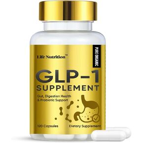 (120 Capsules) GLP-1 Supplement Support, GLP Activate Natural Formula, GLP-1 Supplement for Metabolic, Energy, GLP-1 Support, Take Before Meal