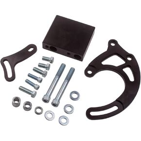maXpeedingrods Short Water Pump Power Steering Bracket for Chevy Big Block 396 427 454 SWP EWP BBC