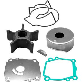 Water Pump Impeller Kit Fit for Suzuki 90 100 115 140 HP 4-Stroke Outboard Replace 17400-92J21 17400-92J22 17400-92J23