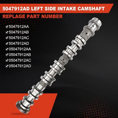 5047912AA GEAND SIDE CAMMASHING AMPATING متوافق مع Jeep Grand Cherokee L WK Gladiator Wrangler for Dodge Durango for Chrysler Pacifica for Chrysler Voyager for Ram Promaster 1500/2500/3500 2016-2024 in Kuwait