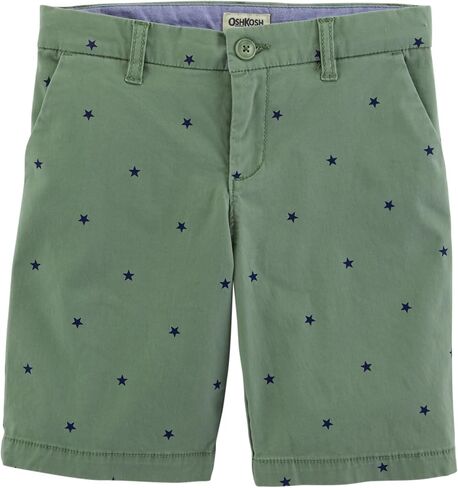 OshKosh B'Gosh Girls' Kids Skimmer Short, Green Schiffli, 8 in Saudi Arabia