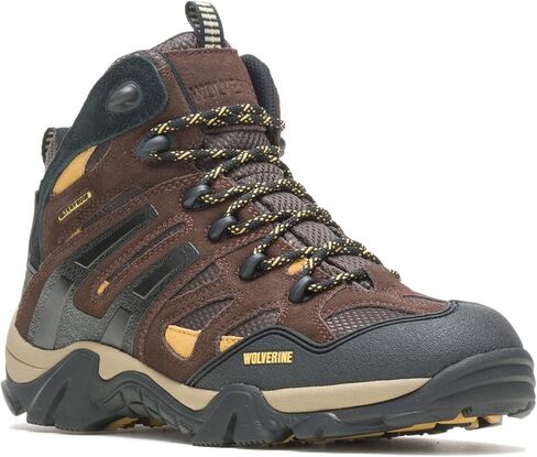 Wolverine Men's Wilderness Waterproof Hiking Boot, Chocolate Brown, 10 X-Wide in Saudi Arabia