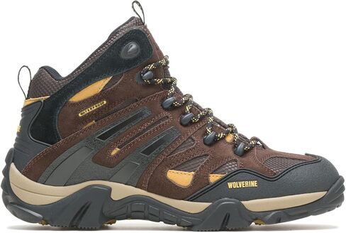 Wolverine Men's Wilderness Waterproof Hiking Boot, Chocolate Brown, 10 X-Wide in Saudi Arabia