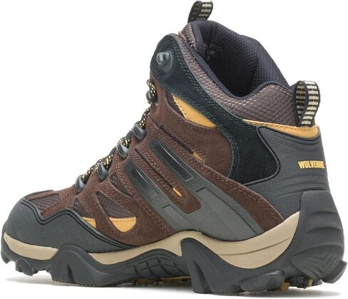 Wolverine Men's Wilderness Waterproof Hiking Boot, Chocolate Brown, 10 X-Wide in Saudi Arabia