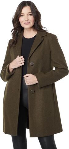 Calvin Klein Single Breasted Peacoat Black LG (US 12-14) in Saudi Arabia