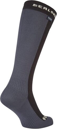 SEALSKINZ Unisex Waterproof Cold Weather Knee Length Sock, Black/Navy Blue, Small in Saudi Arabia