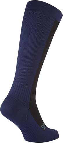 SEALSKINZ Unisex Waterproof Cold Weather Knee Length Sock, Black/Navy Blue, Small in Saudi Arabia