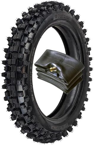 Redcap 80/100-12 الإطار الخلفي مع 3.00-12 أنبوب داخلي-لخطوط الطرق الوعرة ، 90CC-125CC ، CRF ، SSR ، SDG ، PW80 ، DRZ110 ، CRF70 ، CRF110 ، XR70 ، KLX110 ، KX65 ، TTR90 ، TTR110 ، JR80 ، PW80. in Saudi Arabia