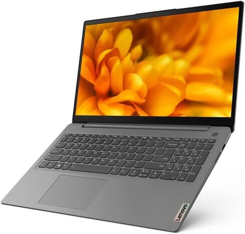 Lenovo Ideapad 3 15.6" FHD (1920 x 1080) Anti-Glare Laptop, Fingerprint Reader, AMD Ryzen 5 5500U up to 2.4 GHz, Hexa Cores, 8GB RAM, 256GB SSD, HDMI, Bluetooth, Win 11, EAT Cloth, Sand in Saudi Arabia