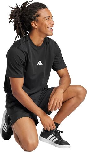 adidas Men's Essentials Small Logo Single Jersey T-Shirt in Saudi Arabia