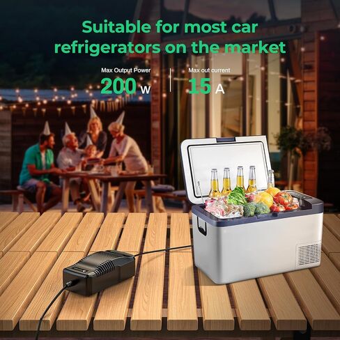 RoyPow AC to DC Converter, 120W(Max 150W) 120V/110V to 12V/10A Cigarette Lighter Socket AC/DC Adapter Power Supply for Inflator, Car Refrigerator, Car Vacuum Cleaner in Saudi Arabia