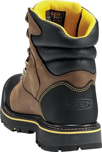 KEEN Utility Men's Milwaukee 6" Steel Toe Waterproof Work Boot, Dark Earth/Dark Earth, 13 Wide US in Saudi Arabia