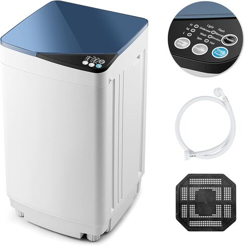 Casart Washing Machine Portable Washer W/ 7.7 Lbs Weight Capacity Washer and Dryer Full Automatic Washing Machine (Pink&White) in Saudi Arabia