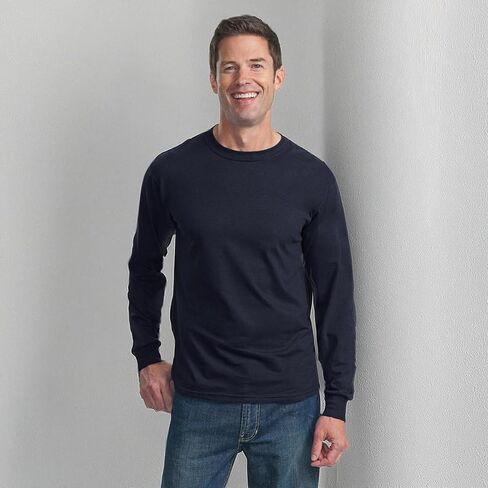 Fruit of the Loom 5 oz.Heavy Cotton HD Long-Sleeve T-Shirt (4930) -SAGESTONE -XL in Saudi Arabia