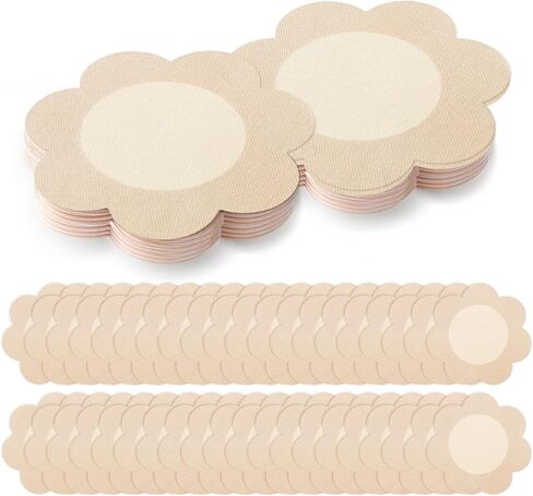 40 Pairs Nipple Covers Disposable Pasties Nipple Cover Stickers for Women, Skin-Friendly Satin Nipple Pasties in Saudi Arabia