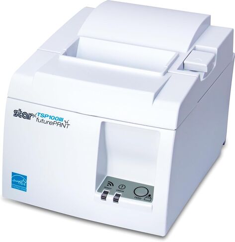 Star Micronics TSP143IIIU USB Thermal Receipt Printer with Device and Mfi USB Ports, Auto-cutter, and Internal Power Supply - Gray in Saudi Arabia
