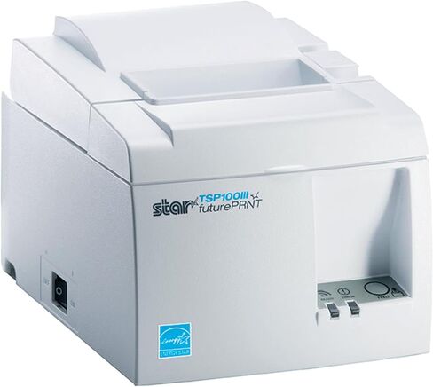 Star Micronics TSP143IIIU USB Thermal Receipt Printer with Device and Mfi USB Ports, Auto-cutter, and Internal Power Supply - Gray in Saudi Arabia
