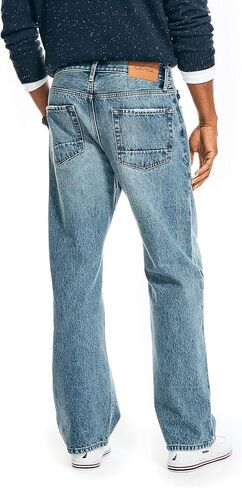 Nautica Men's Authentic Loose Denim Jeans, Ocean Shallows Wash, 34W in Saudi Arabia