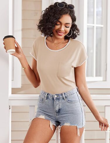 مجموعات Ekouaer Pajama لـ Womens 2 قطعة مجموعات صالة قصيرة الأكمام والقصيرة المريحة PJS Sleepwear S-XXL in Kuwait