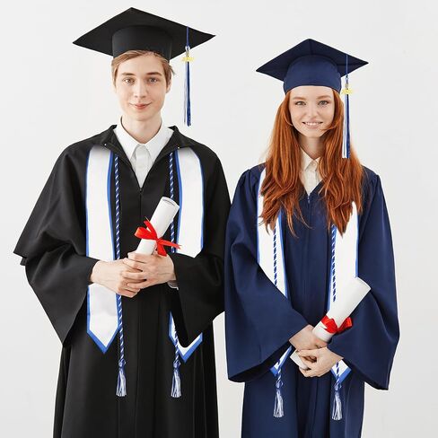 Beautyflier Graduation Stole, Graduation Honor Braided Cords, Cap Tassel 2025 2026 Year Set for High School College Bachelor in Saudi Arabia