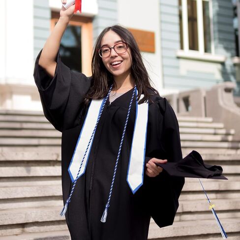 Beautyflier Graduation Stole, Graduation Honor Braided Cords, Cap Tassel 2025 2026 Year Set for High School College Bachelor in Saudi Arabia