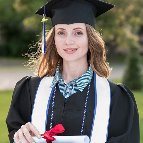 Beautyflier Graduation Stole, Graduation Honor Braided Cords, Cap Tassel 2025 2026 Year Set for High School College Bachelor in Saudi Arabia