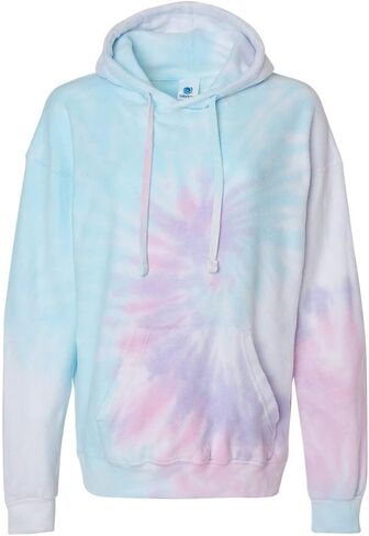 Colortone Tie Dye Cloud Fleece Hoodie for Women and Men - Loose Fit Fleece Sweatshirts in Saudi Arabia