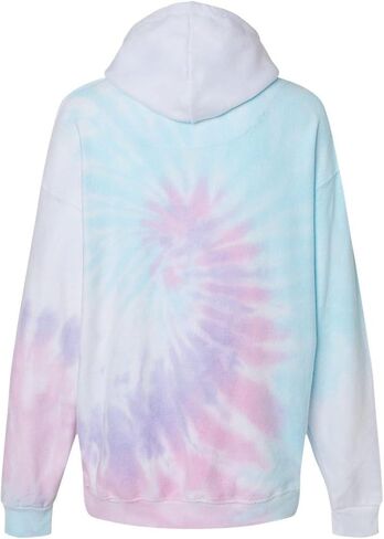 Colortone Tie Dye Cloud Fleece Hoodie for Women and Men - Loose Fit Fleece Sweatshirts in Saudi Arabia