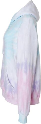 Colortone Tie Dye Cloud Fleece Hoodie for Women and Men - Loose Fit Fleece Sweatshirts in Saudi Arabia