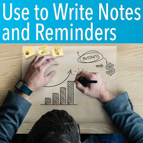 20" x 36" Tempered Glass Desk Mat to Protect Your Desk - Sleek Glass Desk Pad for Your Keyboard or Computer Monitor - Clear Desk Mat for Desktop - Dry Erase Desk Pad Made with Sturdy Reinforced Glass in Kuwait