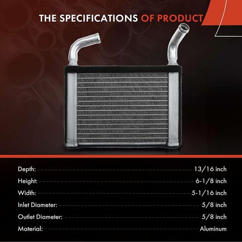 A-Premium HVAC Heater Core متوافق مع Hyundai Santa Fe/Santa Fe XL 2013-2019 ، Santa Fe Sport 2013-2018 ، استبدل OE# 97926-B8000 ، 97926B8000 in Saudi Arabia
