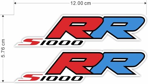 Motorcycle S1000RR Fairing Decal Sticker for S1000RR 2009-2014 - Fairing Side Section Decal Sticker (Red and Blue) in Kuwait