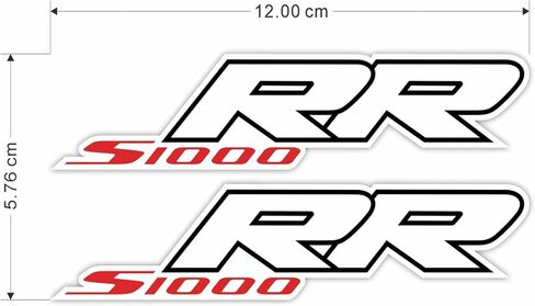 Motorcycle S1000RR Fairing Decal Sticker for S1000RR 2009-2014 - Fairing Side Section Decal Sticker (Red and Blue) in Kuwait