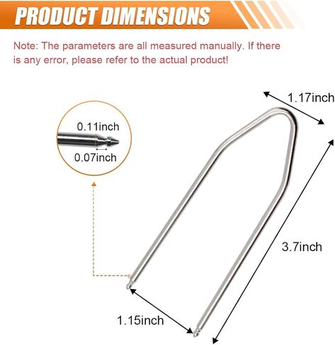 6PCS Car Radio Removal Pry Tool Kit, Auto V-Shaped Stereo Release Tool, Car Radio Removal Tool Stainless Steel for Disassembly of Most Car CD Audio Frequency Converter (V-Shape) in Saudi Arabia