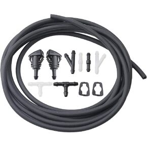 OCESTORE 4805742AB Front Windshield Washer Nozzles Kit 5116079AA Wiper Spray Washer Jet Compatible with Durango Caliber Journey Compass RAM 1500 2500 3500