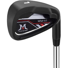MAZEL WM-X1 مكواة جولف فردية 1,2,3,4,5,6,7,8,9، إسفين رمي، إسفين النهج، إسفين رملي مع أعمدة من الجرافيت/الفولاذ للاعبي الغولف الذين يستخدمون اليد اليمنى in Kuwait