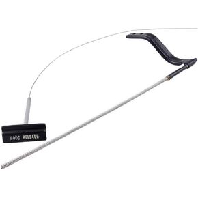Hood Release Cable Assembly With Handle Fits for 1968-1976 C3 Corvette - Iron wire