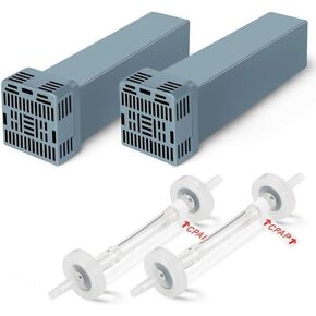 Filter Replacement Kit for SC2, Cartridge Filter Kit Replacement SC1200, CPAP Filters Including 2 Cartridge Filter and 2 Check Values - Pack of 2