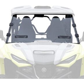 KIWI MASTER Vented Full Windshield for 2021-2025 Yamaha Wolverine RMAX2/ RMAX4/ X2 1000/ X2 850/ X4 850 Accessories Hard Coat Poly Front Window Heavy Duty Polycarbonate Scratch Resistant