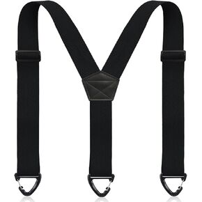 Hidden Suspenders for Men Under Clothes with Snap Loop, 1.5" Wide Adjustable Snap Hook Men's Suspender for Women