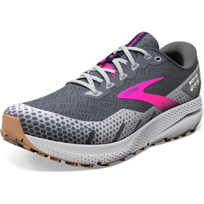 Brooks Women’s Divide 3 Trail Running Shoe - Ebony/Grey/Pink - 8.5 Medium in Kuwait