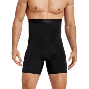 Mens Shapewear Shorts Tummy Control High Waist Panties Body Shaper Slimming Underwear Compression Boxer Brief